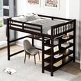 thumbnail image 2 of Solid Wood and MDF | Full Size Loft Bed with Integrated Shelves | Sturdy and Reliable Bed Frame, 2 of 2