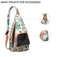 thumbnail image 2 of Waterproof Sling Backpack for Women – Lightweight Crossbody Chest Bag with Adjustable Strap for Travel & Outdoor – Starfish, Seashell, Mermaid & Nautical Beach Print, 2 of 4