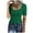 B367 Army Green summer tops for women clearance under $5, variant on Women Summer Short Sleeve Henley T Shirts Button Down Slim Fit Tops Scoop Neck Ribbed Knit Shirts Casual Basic Spring Tops Blouse