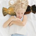 thumbnail image 6 of Salouo Majestic Butterfly Sunset Pattern Cute Bolster Pillow,Cylindrical Pillow Long Pillow for Bed Round Side Pillow for Knee/Leg/Neck ,- Length 24.4" x 9.8" Diameter, 6 of 8