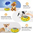 thumbnail image 2 of Dog Puzzle Toy 2 Levels, Slow Feeder, Dog Food Treat Feeding Toys for IQ Training, Dog Entertainment Toys for All Breeds 4.2 Inch Height, 2 of 6