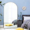thumbnail image 5 of Modern Large Arched Mirror Full Length Floor Mirror with Stand 70.8"x32" - Black, 5 of 5