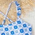 thumbnail image 6 of Bovxnpu Girls' Swimwear Sets Girls Tankini Swimwear 3-Piece Skirted Bikini Spaghetti Strap Swimwear (Girl's or Girl's Plus), 6 of 7