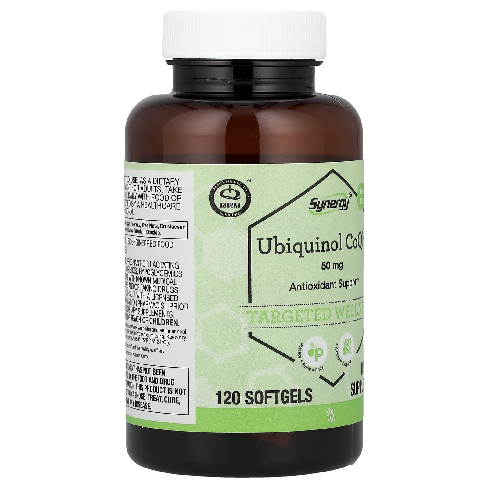 Vitacost Synergy®, Ubiquinol CoQH, 50 mg, 120 Softgels