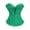 Halloween corset - Green, variant on Gyujnb Women's Overbust Corset Sweetheart Ruffle Trim Floral Jacquard Boned Waist Trainer Bustier Top for Daily Party Wear Halloween Bustier Top,XS