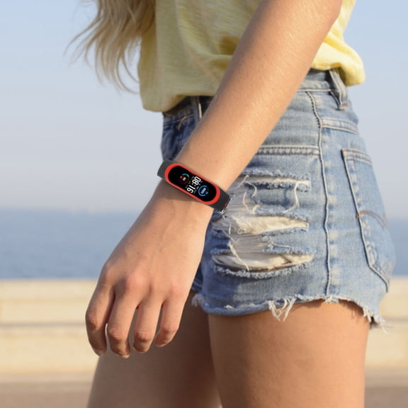 NICEXMAS Everyday Use Watch Strap Replacement Minimalist Silicone Band 1Pack Red