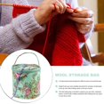 thumbnail image 3 of Knitting Wool Yarn Bag Crochet Sewing Needle Storage Organizer (L Bucket), 3 of 6