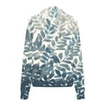 thumbnail image 4 of Chandails à Capuchon de Mode pour Femmes 2023 Mode Automne Hiver Imprimé Feuilles Décontracté Sports Col Rond Survêtements Manches Longues Col à Revers Fermeture Éclair Chandails à Capuchon 50 % de Réduction Liquidation Costumes Halloween/noël, 4 of 5