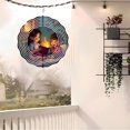 thumbnail image 6 of Metal Hanging Wind Spinners & Chimes - Elegant Circular Pattern Design for Yard & Garden Decor Adds Whimsical Charm & Movement, 6 of 6