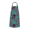thumbnail image 2 of Picia Snake And Rose Waterproof Apron for Unisex Adult - Adjustable Bib Apron with Pockets, Ideal for Cooking, Gardening, Painting, and Household Chores, 2 of 9