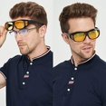 thumbnail image 4 of UV400 Night Vision Goggles Fit Over Prescription Glasses Wrap Arounds Sunglasses Driving Protection, 4 of 5