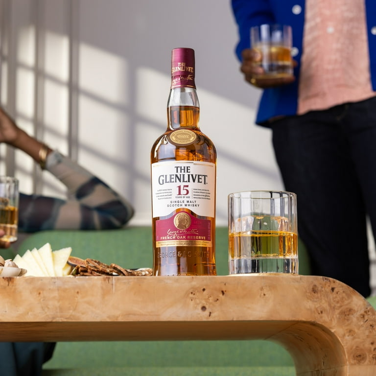 Glenlivet 15 Year Old Single Malt Scotch Whisky 750mL