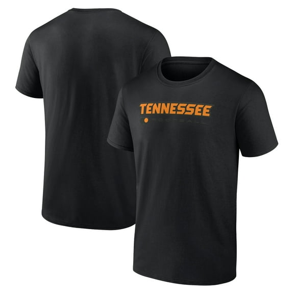 Men's Black Tennessee Volunteers Dark Mode Wordmark T-Shirt