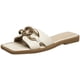 thumbnail image 1 of Punta Abiertas Sandalias Planas para Mujeres Cómodas El Verano (36) Blanco, 1 of 9
