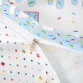 thumbnail image 4 of Meiyoeat Kawaii Ice Cream Baseball Duvet Cover Set for Kids Girls Boys, Cute Blue Donut L Letter Bedding Full, Polkadot Reversible, 1 Duvet Cover and 2 Pillowcases (No Comforter), 4 of 6