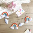 thumbnail image 2 of Clouds Rainbow Wooden Beads String Banner Garland Wall Hanging Decorations Room Decorative Pendants, 2 of 4