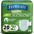 thumbnail image 2 of Extra+ Adult Diapers, Disposable Incontinence Briefs, Leak-Proof Diaper, Abso..., 2 of 7