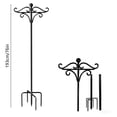 thumbnail image 3 of NWOKYZGH Shepherds Hooks for Outdoor, Heavy Duty Adjustable Bird Feeder Pole Garden Decor Shepherds Hook for Hanging Bird Feeder, Plant Baskets, Hummingbird Feeder for Outside, 3 of 7