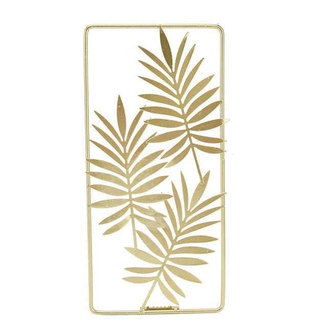 Metal Leaf Wall Decor, Eye Catching Sturdy Durable Leaf Wall Decor For Office For Hotel For Home