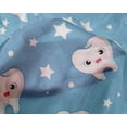 thumbnail image 5 of oneOone Silk Tabby Light Blue Fabric Teeth Sewing Fabric By The Yard Printed Diy Clothing Sewing Supplies 42 Inch Wide, 5 of 6