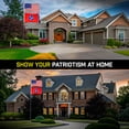 thumbnail image 4 of G128 Combo Pack: 25 Ft Telescoping Aluminum Flagpole (Black) & American and Tennessee Flags 3x5 Ft, Both ToughWeave Series Embroidered Polyester | Pole with Flags Included, 4 of 9