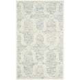 thumbnail image 2 of SAFAVIEH Cambridge Leland Geometric Wool Area Rug, Light Blue/Ivory, 4' x 6', 2 of 7