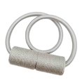 thumbnail image 1 of Hebilla de cortina hecha a mano de punto de poliéster con forma ovalada para cortina para sala de estar Jumpingount HA002492-00, 1 of 6