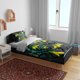 thumbnail image 5 of Nueva Zelanda Kowhai Flores Juego de cama Maori Koru Patrón Con Paua Shell Estilo, 5 of 6