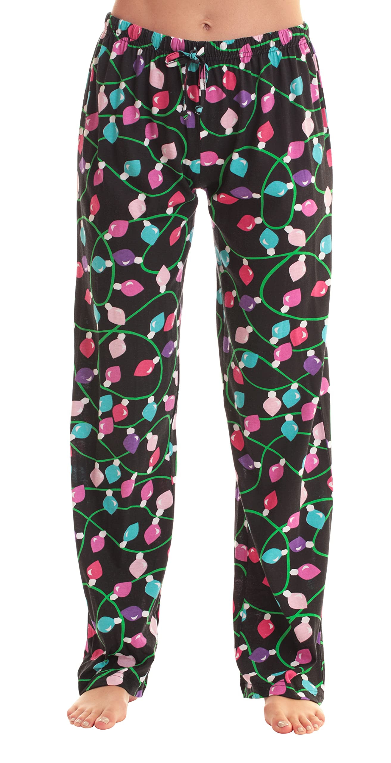 Just Love Women Pajama Pants / Sleepwear / Holiday Prints (Black ...