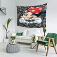thumbnail image 3 of Tapiz de pared de Mickey Mouse, decoración de pared para el hogar, arte de pared para niños, niñas, decoración de dormitorio, sala de estar, 60 x 40 pulgadas, 3 of 8