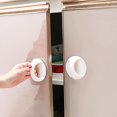 thumbnail image 2 of 4 Pcs Self-Stick Push Pull Helper Instant Cabinet Knobs Drawer Handle Helper Auxiliary Kitchen Door Window Wardrobe Handle Sticker Convenient Opening Stick-on Knobs Handles (Green), 2 of 7