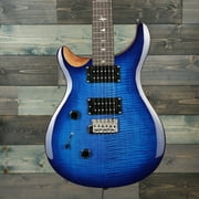 PRS SE Lefty Custom 24 Electric Guitar - Faded Blue Burst