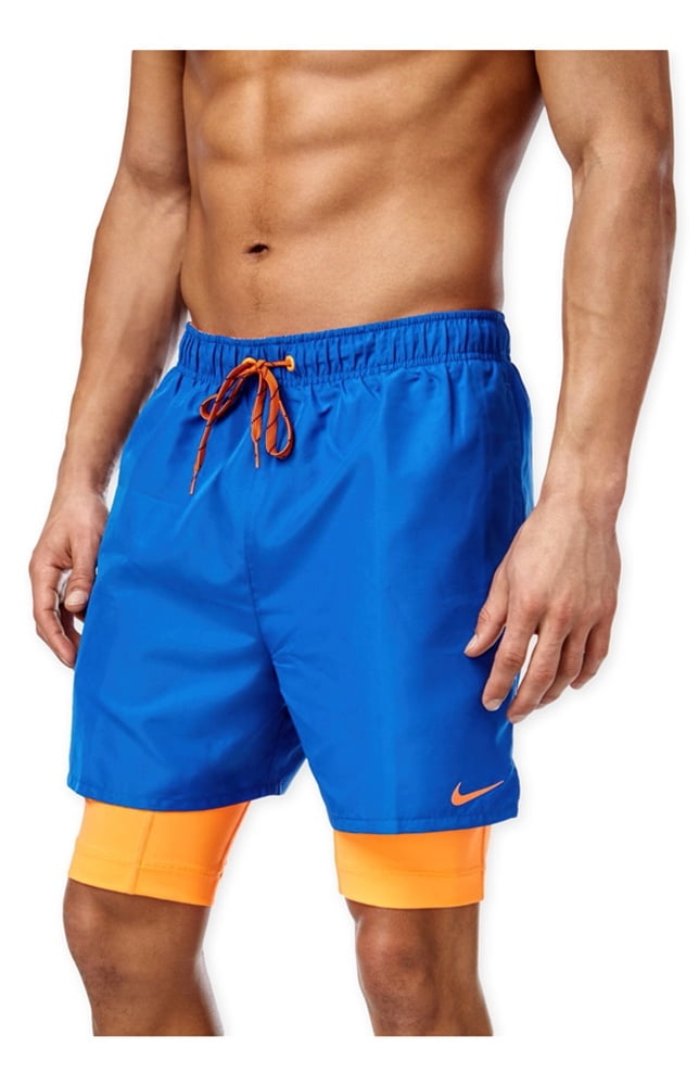 Nike Mens 2-In-1 Training Swim Bottom 