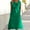 B193 Green womens summer dresses clearance under $5, variant on Cagogo Ladies Casual Cotton Linen Flowy Maxi Long Tank Sun Dress Under $5 Summer Sleeveless Vacation Dresses Lace Up Cowl Neck Cute White Dresses Clothes Gifts for Mom