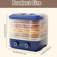 thumbnail image 2 of HIBIBUD Freeze Dried Machine for Candy,Dryer Machine for Home for Candy Snacks Airflow Food Dehydrator Machine with 6 Trays Jerky Dryer with Digital Adjustable Timer Temperature, 2 of 7