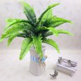 thumbnail image 2 of 5PCS Artificial Fern Grass Plant Fake Persian Leaves Flower Wedding Home Office Decorations;Artificial Fern Grass Plant Fake Persian Leaves Home Office Decor, 2 of 6