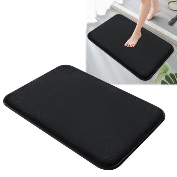 Memory Foam Bath Mat, Super Soft Non-Slip Bathroom Rugs 31"x20", Quick Dry Shower Floor Mat for Shower Tub, , Machine Washable, Home Decor Accessories