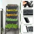 thumbnail image 6 of WYDK 5-Tier Vertical Garden Planter, 5-Layer Raised Garden Bed with 5 Detachable Planter Boxes & Metal Frame, Indoor Outdoor Elevated Planting Containers for Flower Vegetables Fruit Herbs（Gray）, 6 of 9