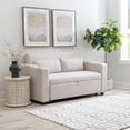 thumbnail image 2 of Linon Soren Sofa Bed, Gray, 2 of 23