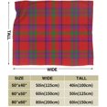 thumbnail image 3 of Super Soft Flannel Fleece Throw Blanke Tartan Lightweight Fuzzy Blanket for Couch Sofa Bed Office, Plush All Season 80x60 Inch, 3 of 8