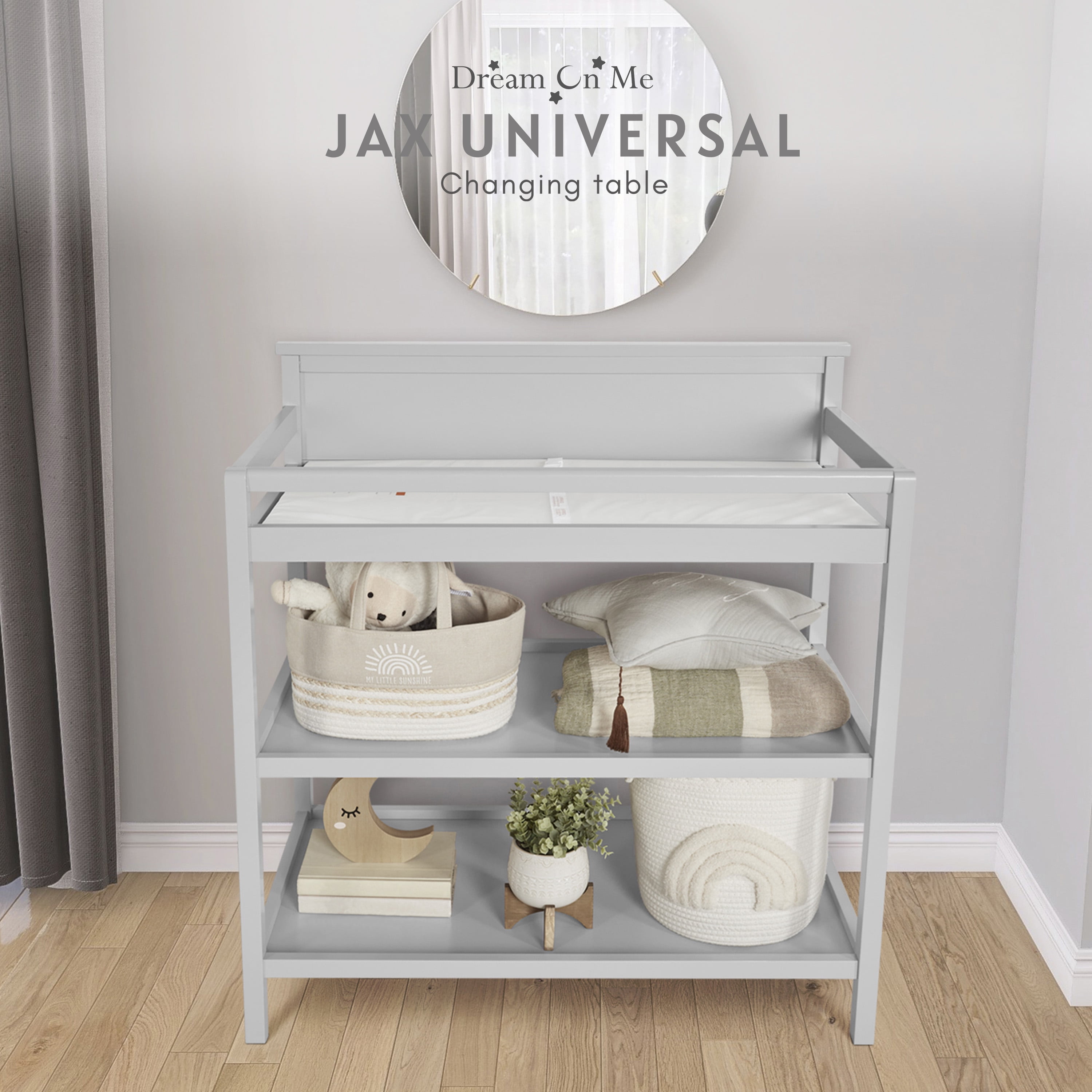 Dream On Me Jax Universal Changing table Grey