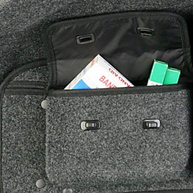 Mini Cooper Covercraft Block - Custom Pocket Pods: Fits 2007-09 MINI COOPER (R56) (REAR DECK 3 POCKETS) (Charcoal Grey) (TO1018CH)