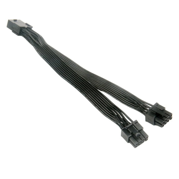 20cm 8Pin to 8Pin Adapter 8Pin to Two PCIe 8Pin Graphics Card Power Cables