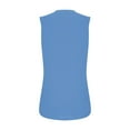 thumbnail image 5 of Taylonsss Fashion Women's Spring/Summer Solid Color Casual V-neck Sleeveless Top Tank Top, 5 of 8