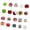 20, variant on Christmas Themed Beads For Christmas Tree Ornament Hand Painted Glass Beads For Craft Bracelets Jewelry Crafting