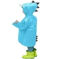 thumbnail image 6 of Kogui Toddler Raincoat Kids Lightweight Raincoat Toddler 3D Cartoon Rainwear Baby Boy Hooded Poncho Outwear Rain Jacket (Blue,S), 6 of 6