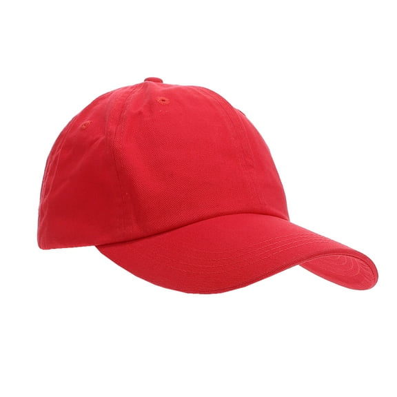 Page & Tuttle Mens Solid Washed Twill Cap Golf Hats Baseball - Red Osfa