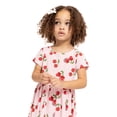thumbnail image 4 of Minnie Mouse Toddler Girl Allover Print Dress with Short Sleeves, Sizes 12M-5T, 4 of 8