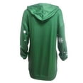 thumbnail image 2 of Christmas Sweatshirts for Women Casual Print Long Sleeve Pocket Hooded Hoody Dress Loose Fit Pullover Tunic Tops Womens Hoodies Green XXXL, 2 of 4