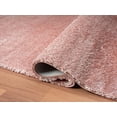 thumbnail image 5 of HR Plush Pink Solid Color Shag Rug - Thick Pile, High-End, Soft & Cozy Floor Carpet for Bedroom & Living Room, 5 of 6